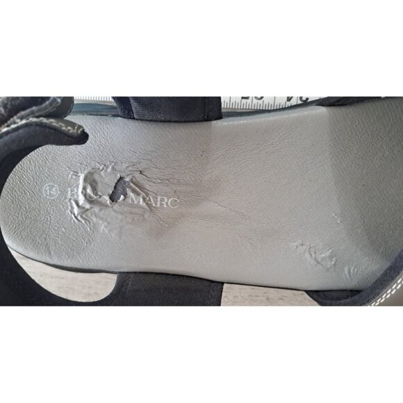 Bruno Marc Mens 14 Gray Outdoor Hook & Loop Sandals New With Flaw - Picture 11 of 13